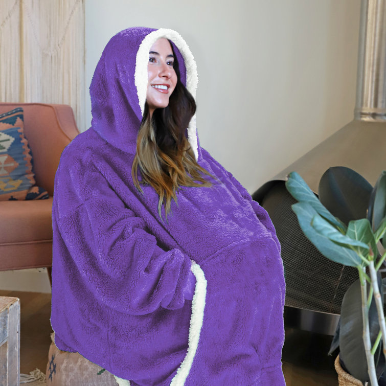 Fuzzy 2025 blanket hoodie